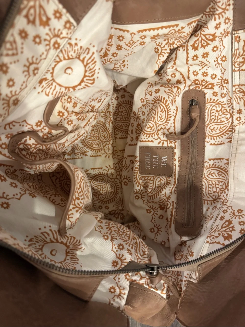 Free People spacious leather